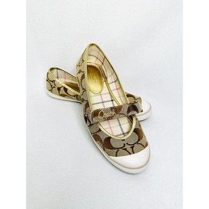Coach Margot Jacquard Flats Size 6 ITEM 200